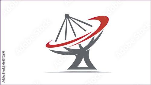 Satellite dish graphic design