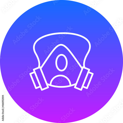Gas Mask Vector Icons