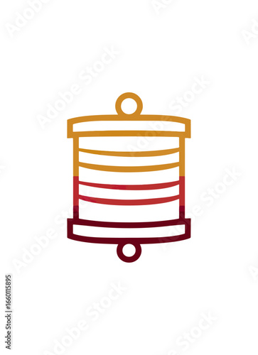 Thread spool graphic illustration