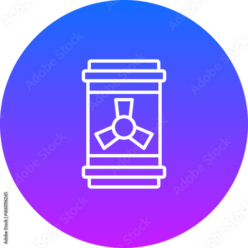 Nuclaer Tank Vector Icons