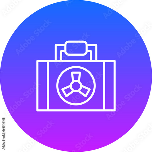 Nuclear Case Vector Icons