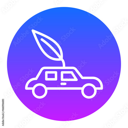 Eco Car Vector Icons