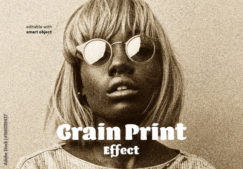 Grain Print Effect
