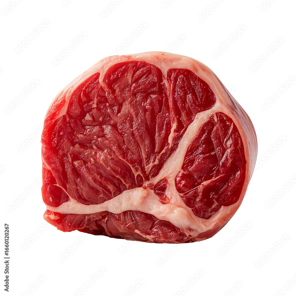 Obraz premium raw meat on white background