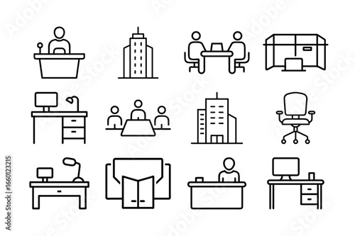 office icons set