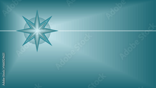 Background with blended eight pointed star and sircle