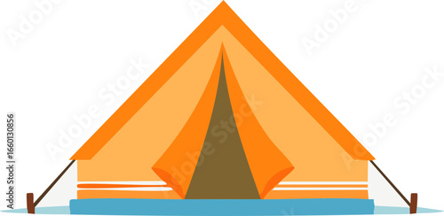 Tent Icon – Camping, Outdoor, Travel, Adventure Symbol