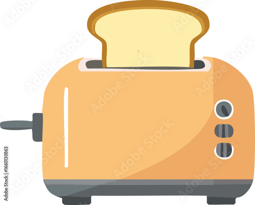 Toaster Icon – Kitchen, Breakfast, Bread, Appliance Symbol