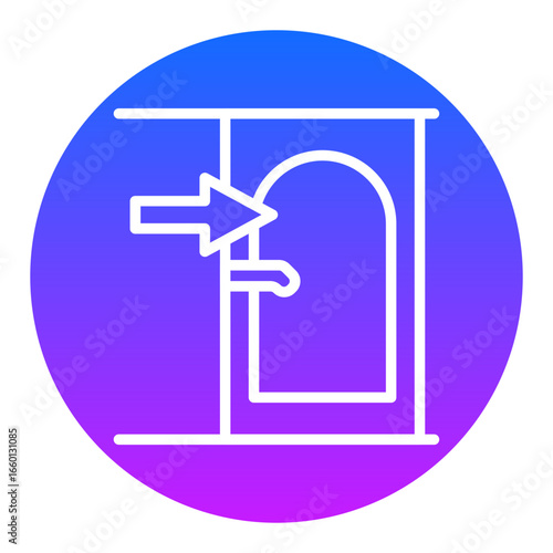 Emergency Exit Vector Icons