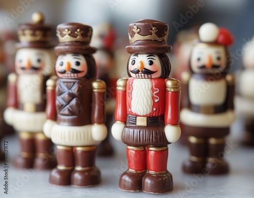 Wallpaper Mural A festive row of classic nutcracker soldiers Torontodigital.ca