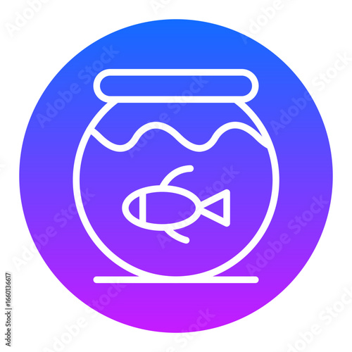 Fish Tank Vector Icons