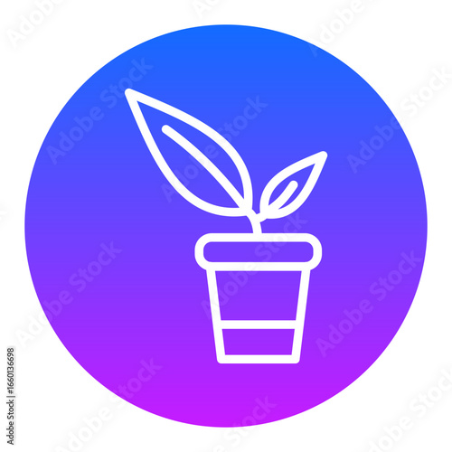 Flower Pot Vector Icons