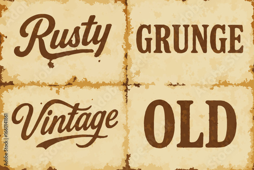 Rusty, Grunge, Vintage, Old - Textual Illustration
