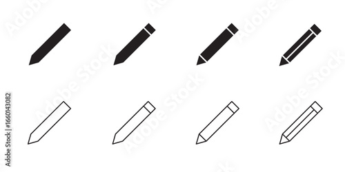 Pencil icon vector. pen sign and symbol. edit icon vector, Edit icon set. edit document icon. edit text icon. pencil. sign up eps 10