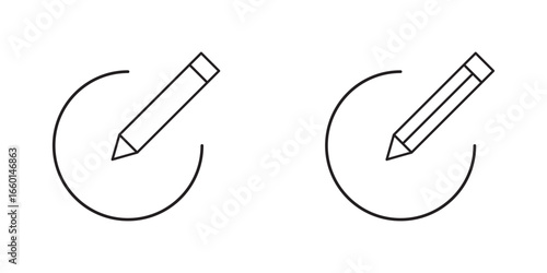Edit icon set. Pencil icon, sign up icon vector illustration. Edit pen icon set. pencil icon symbol eps 10