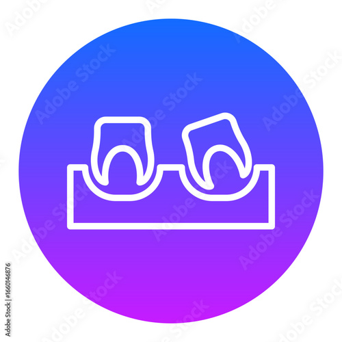 Wisdom Tooth Vector Icons