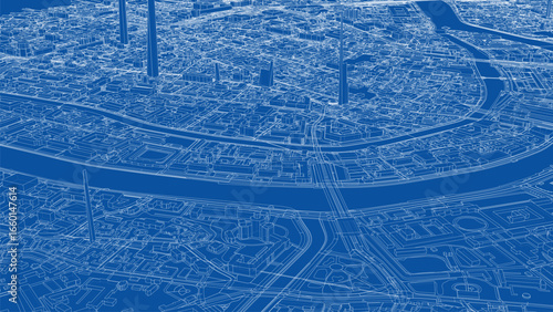 Detailed City Blueprint