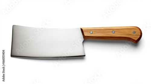 cleaver isolated on white background