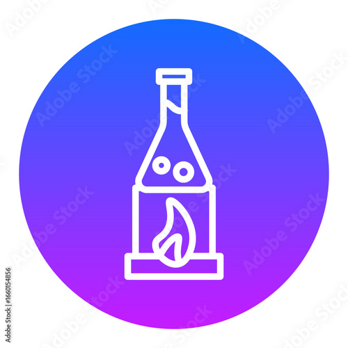 Burning Flask Vector Icons