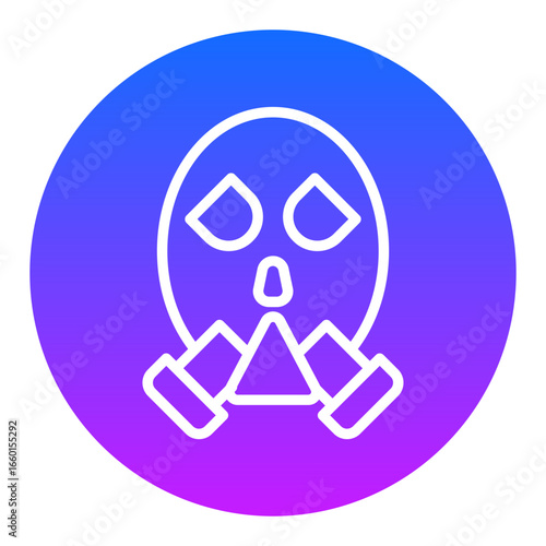 Gas Mask Vector Icons