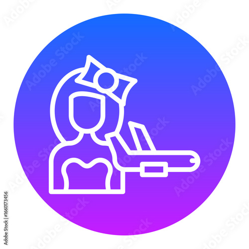 Flight Attendant Vector Icons
