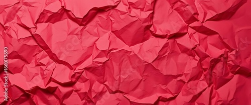 Wallpaper Mural Deep crimson creases and folds of crumpled paper texture, texture, graphic element Torontodigital.ca