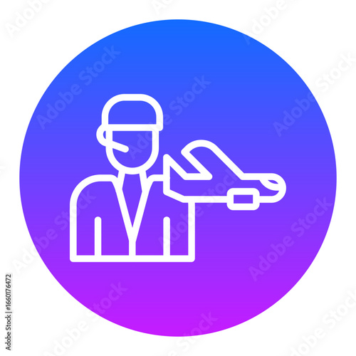 Pilot Vector Icons