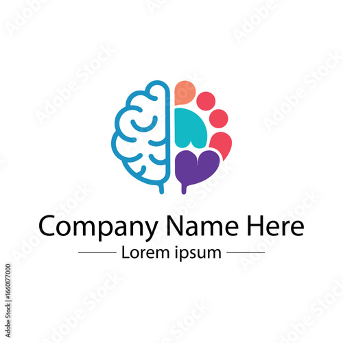 Minimalist Mental Health Logo Design