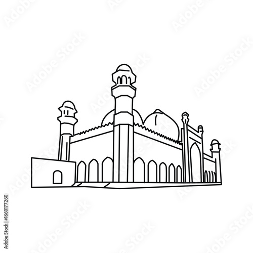 Mosque icon design template