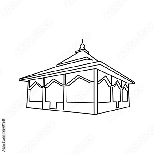Mosque icon design template