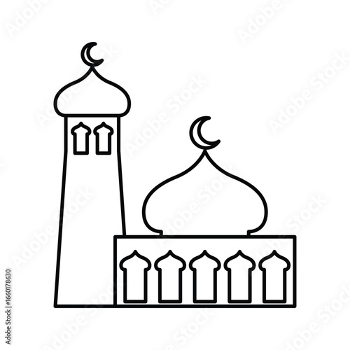 Mosque icon design template