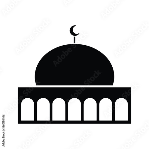Mosque icon design template