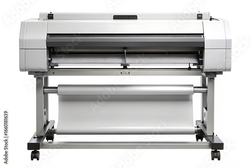 Wallpaper Mural Large Format Printer with Glitch Effect on Background plotter printing isolated on a transparent background Torontodigital.ca