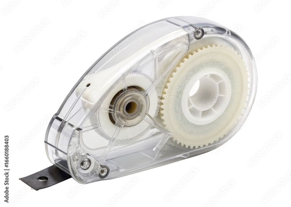 Naklejka premium Correction Tape isolated on a transparent background.