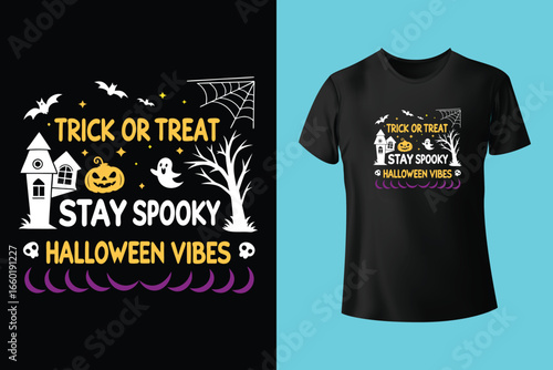 The boo squad - Happy Halloween t-shirt design template