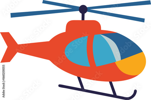 helicopter vector illustration