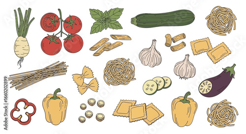 Ingredients for Cooking Traditional Italian Cuisine