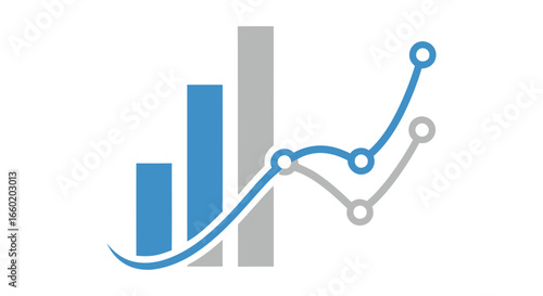 Stock Market Trends Analysis Bar Chart and Graphs