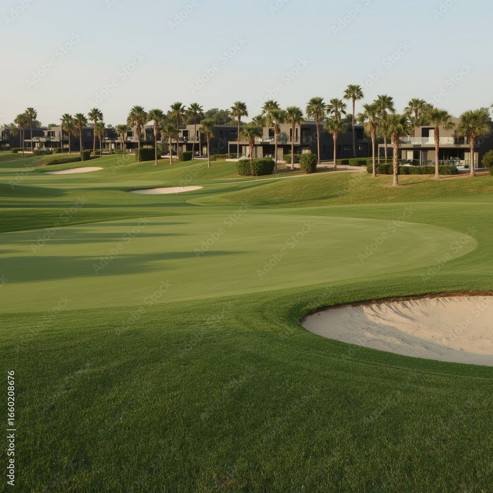 Fototapeta premium golf course green