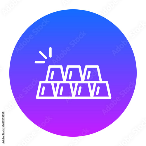Ingots Vector Icons