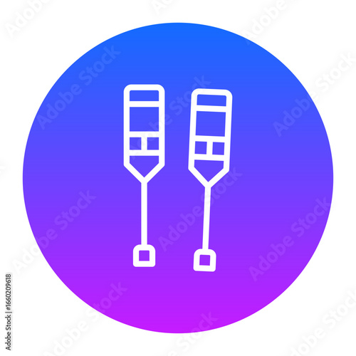 Crutch Vector Icons