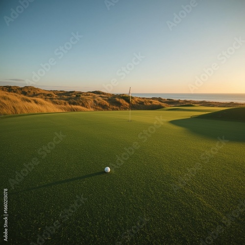 golf course with hole