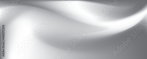 Abstract white and gray gradient background. Vector illustration.	