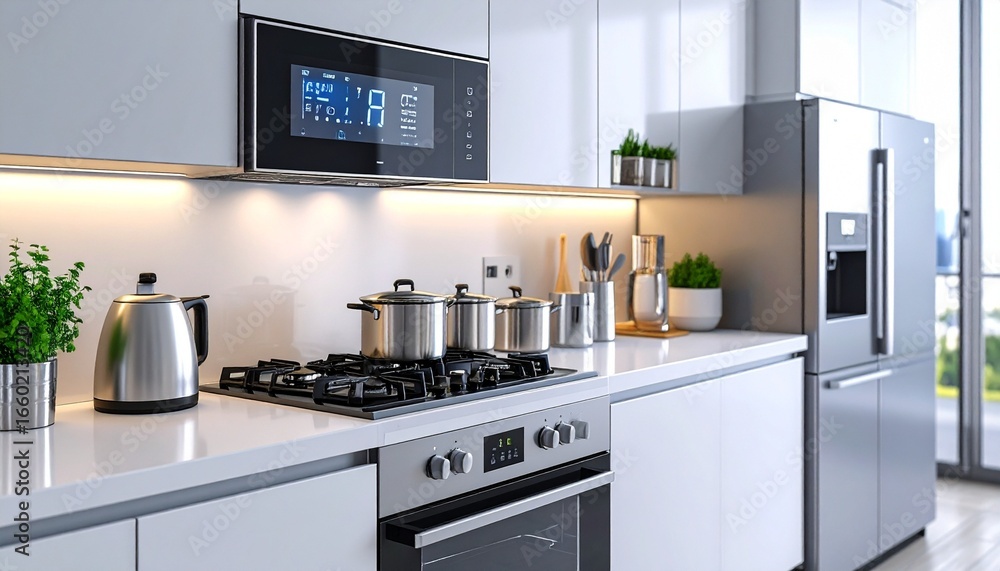 Fototapeta premium modern kitchen interior