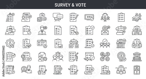  Poll, voting, questionnaire, election sheet, checkmark, choice and more_transparent.svg