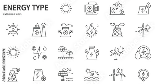  Power, energy resources, fuel; electricity; energy of the sun, water and wind_transparent.svg
