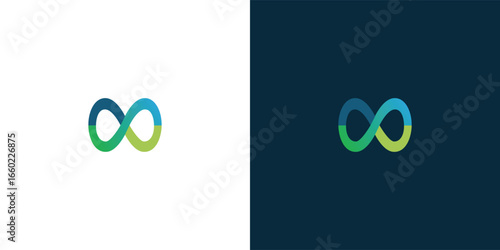 Minimal Infinity Logo Design Template 