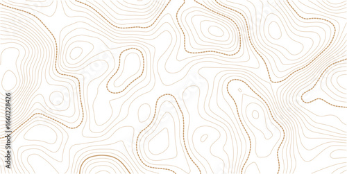 Golden line art background vector. Mountain topographic terrain map background with gold lines texture. Design illustration for wall art, fabric, packaging, web, banner, app, wallpaper.