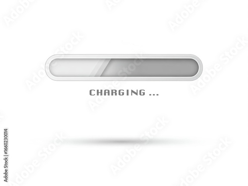 Charging icon flat design. illustration.