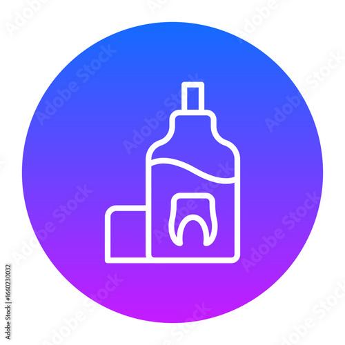 Mouthwash Vector Icons